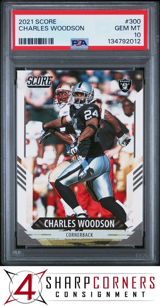 2021 Panini Score #300 Charles Woodson Hof Pop 2 Psa 10Get unbeatable industry-low consignment rates at 4SC!