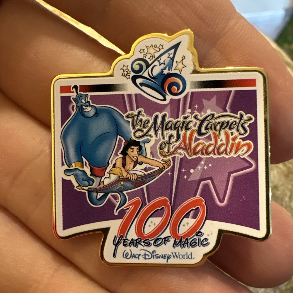 Disney 100 Years of Magic Pin 8462 Aladdin Magic Carpets Walt Disney World