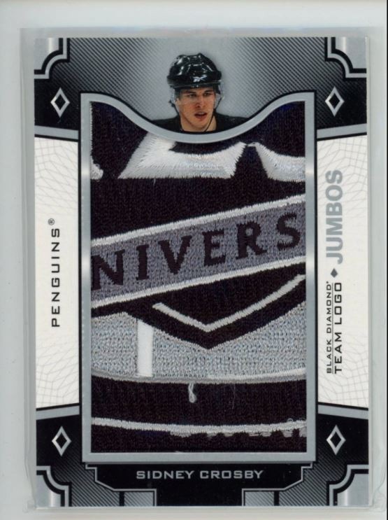 2017 UPPER DECK BLACK DIAMOND #SCFL-SC SIDNEY CROSBY TEAM LOGO JUMBO PATCH