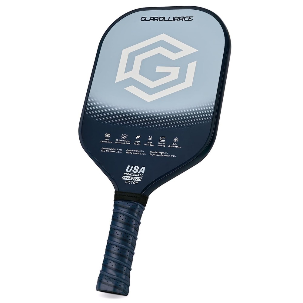 USAPA Approved Thermoformed T700 Carbon Fiber Pickleball Paddle Set