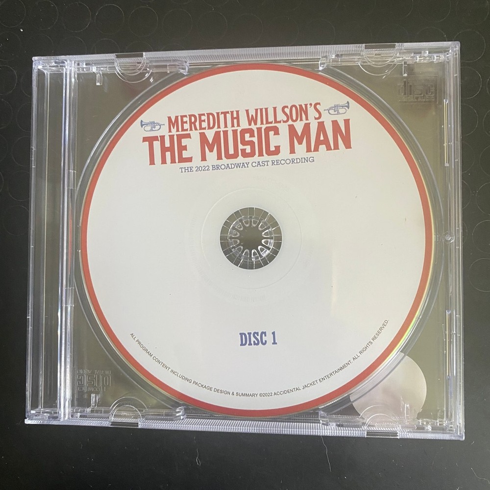Meredith Willson's The Music Man CD 2022 Broadway Cast Recording Musical