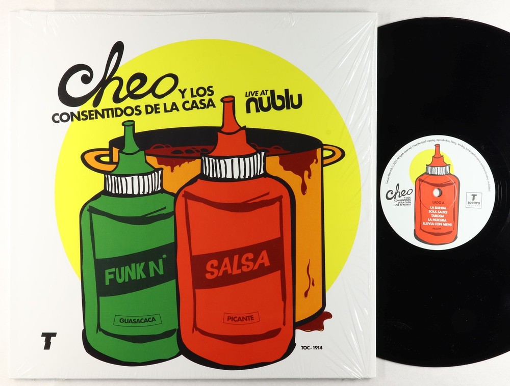 Cheo y Los Consentidos De La Casa - Live At Nublu LP - Tocuyo VG++ Shrink