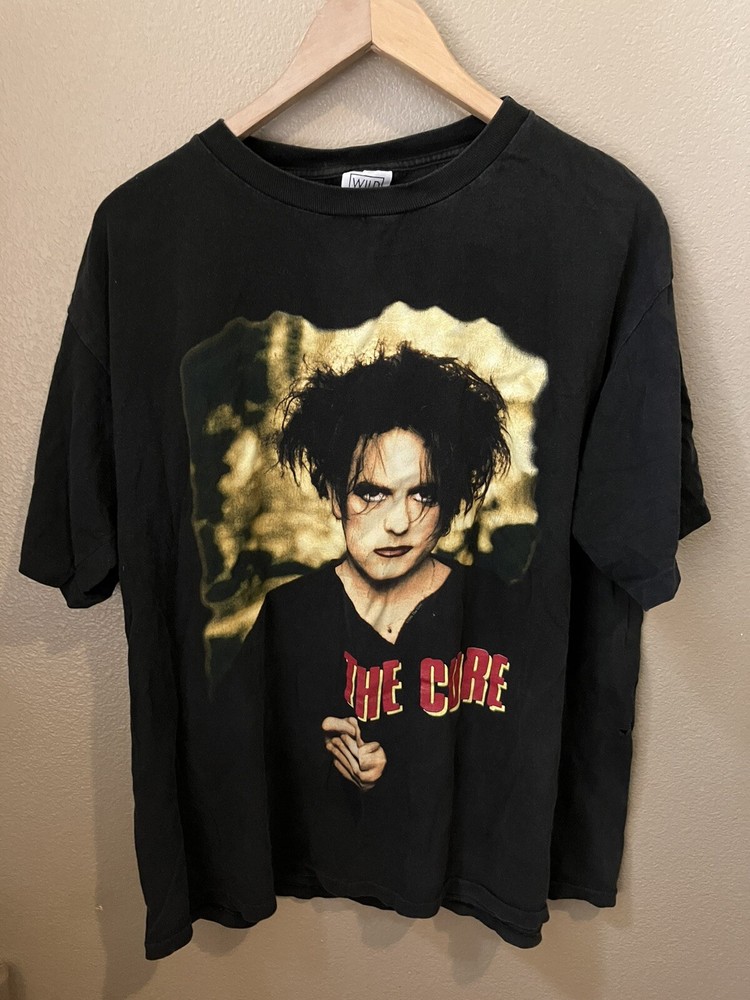 Vintage 90`s THE CURE T Shirt 1996 Tour concert print band Tag Wild Oats Size XL