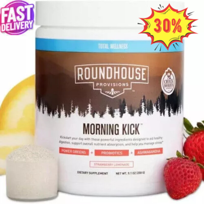 Morning Kick,Greens Superfood Powder Supplement with Ashwaganda,Collagen HOT；