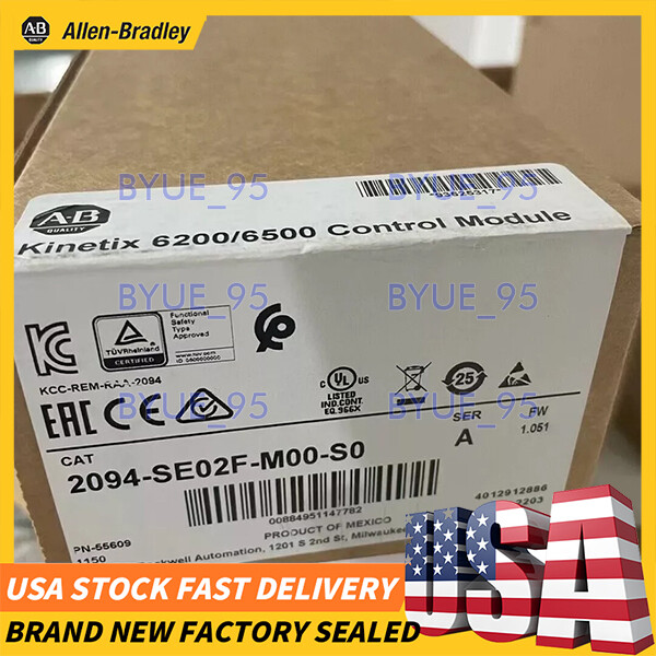 Allen Bradley 2094-SE02F-M00-S0 /A Kinetix 6200 Control Module AB 2094SE02FM00S0