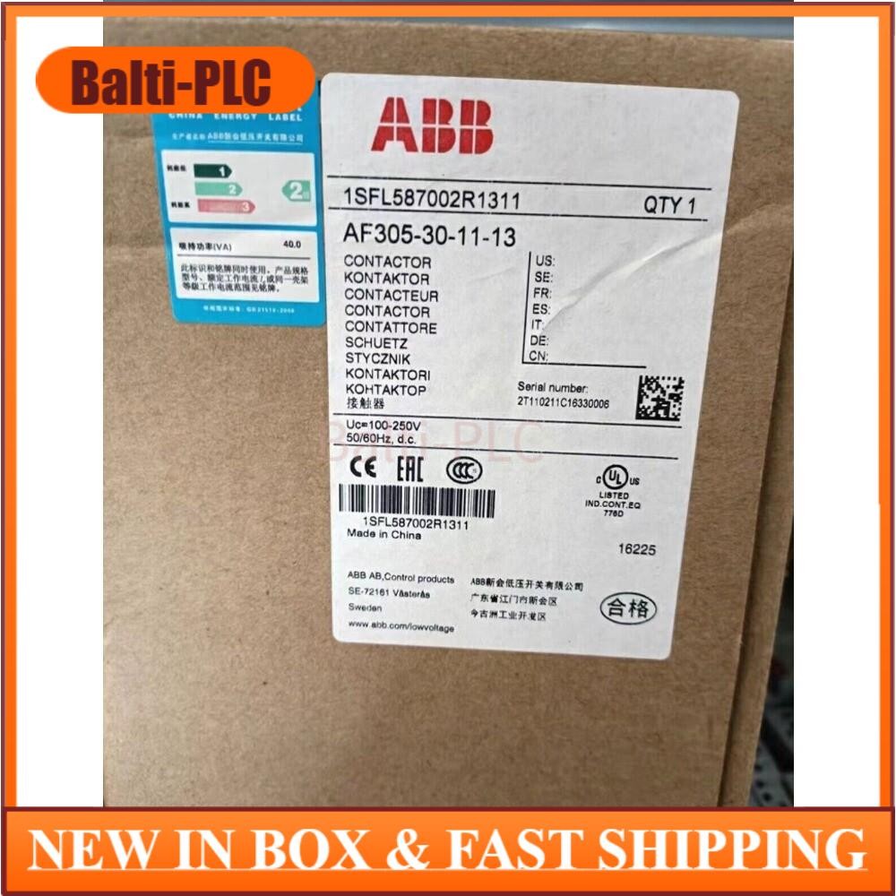 1pc ABB AF305-30-11-13 100-250V50/60Hz contactor  Fast delivery US Free TAX