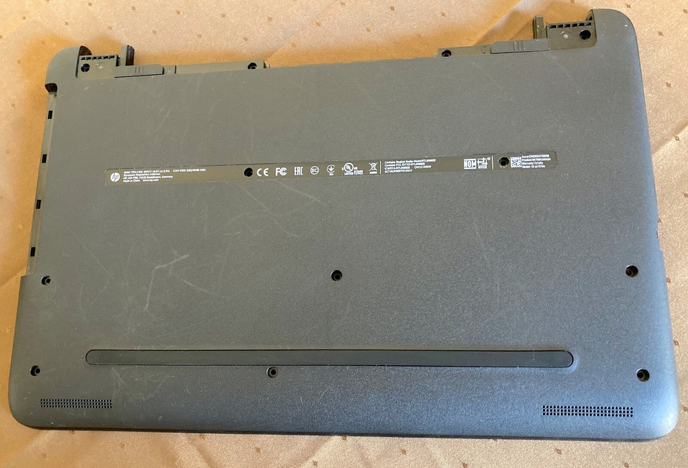 Hp 813939-001 / 15-Ac 15-Af 15-Ay 15-Ba 15-Bg 15-As 15-Au Bottom Cover Grade B-image