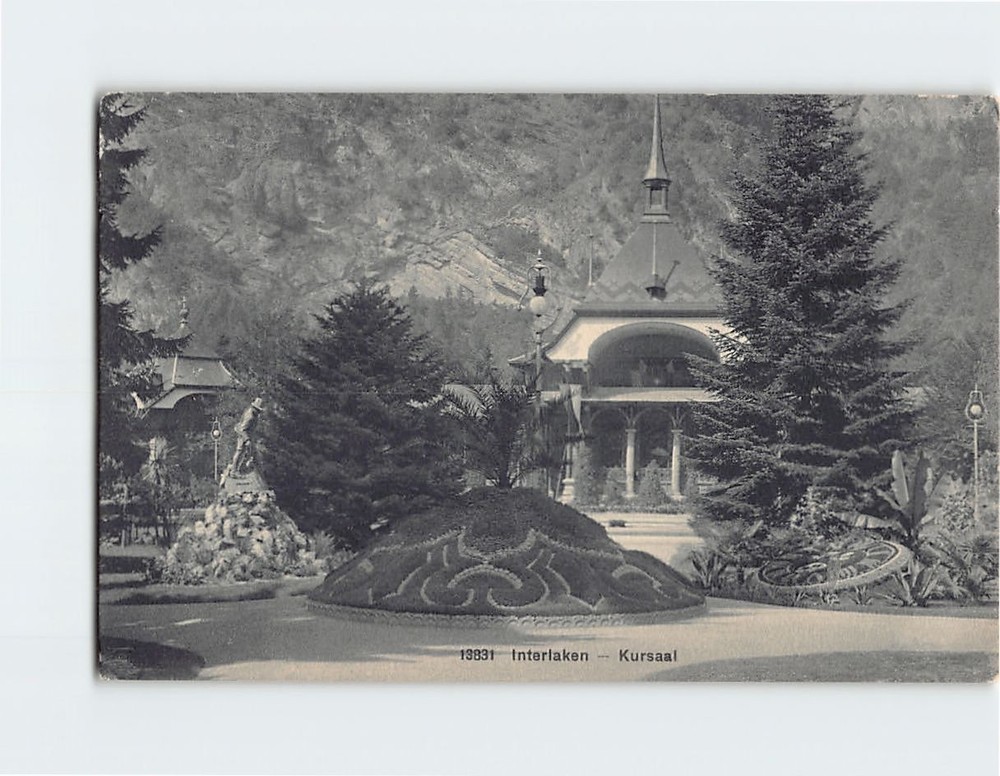 Postcard Kursaal Interlaken Switzerland