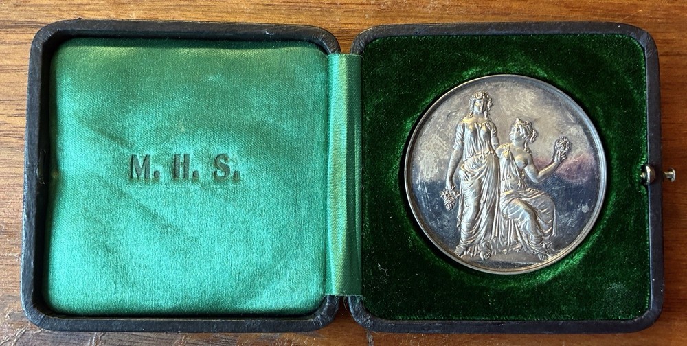 1918 Silver Massachusetts Horticultural Society Medal, Boston Cut Flower Company