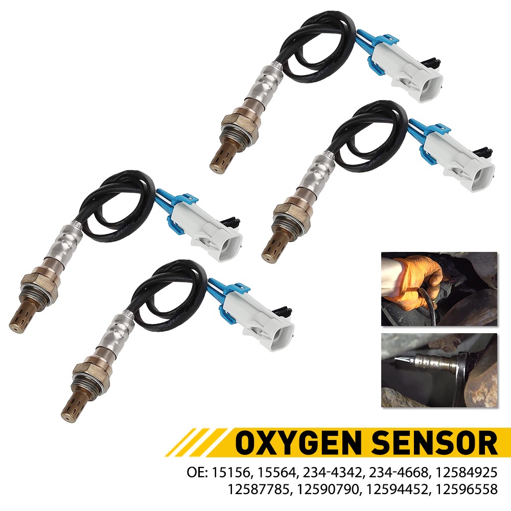 4PCS Downstream Upstream Oxygen Sensor O2 Fit GMC Yukon 5.3L 37742 234-4342