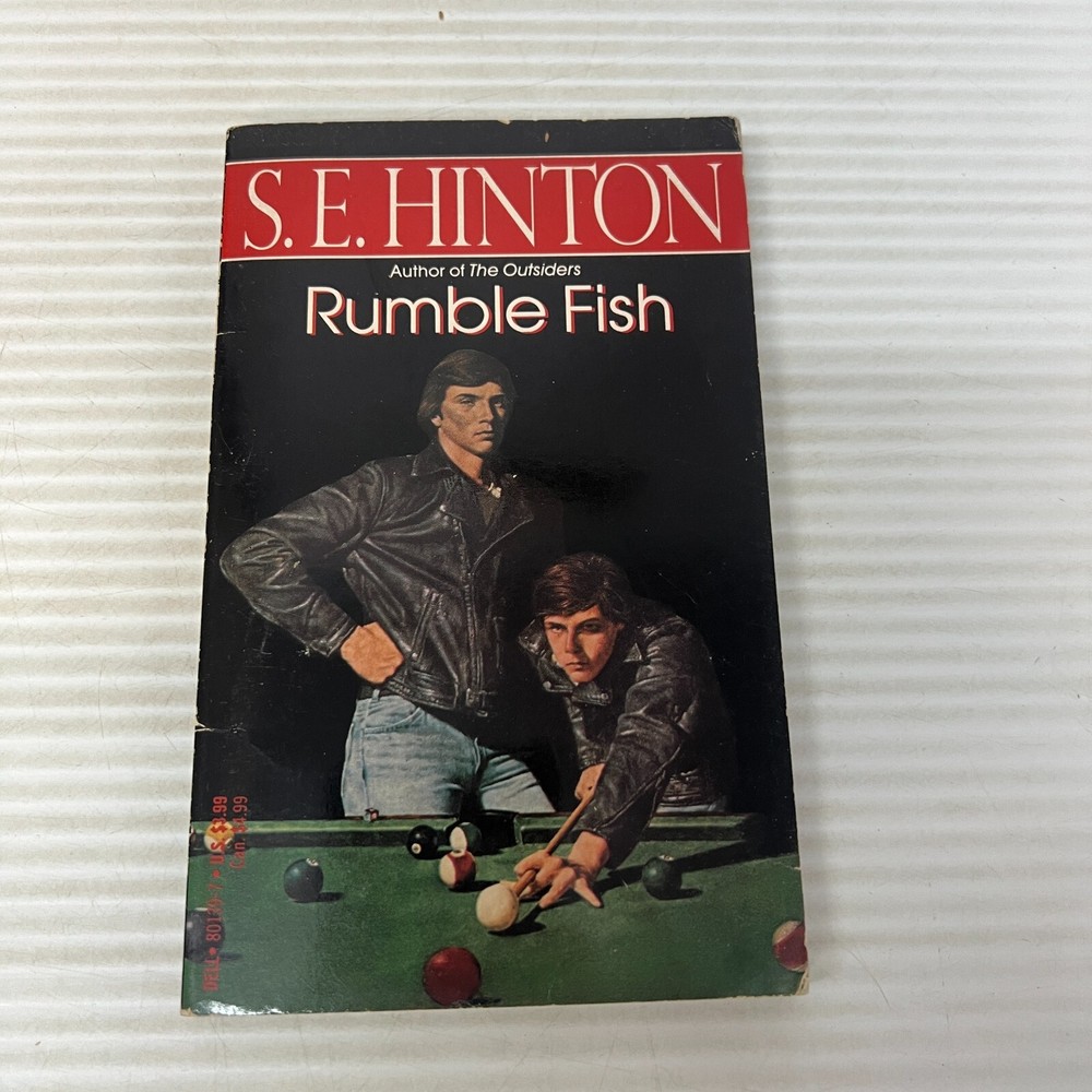 Rumble Fish Coming Of Age Paperback Book by S.E. Hinton from Dell Books 1989