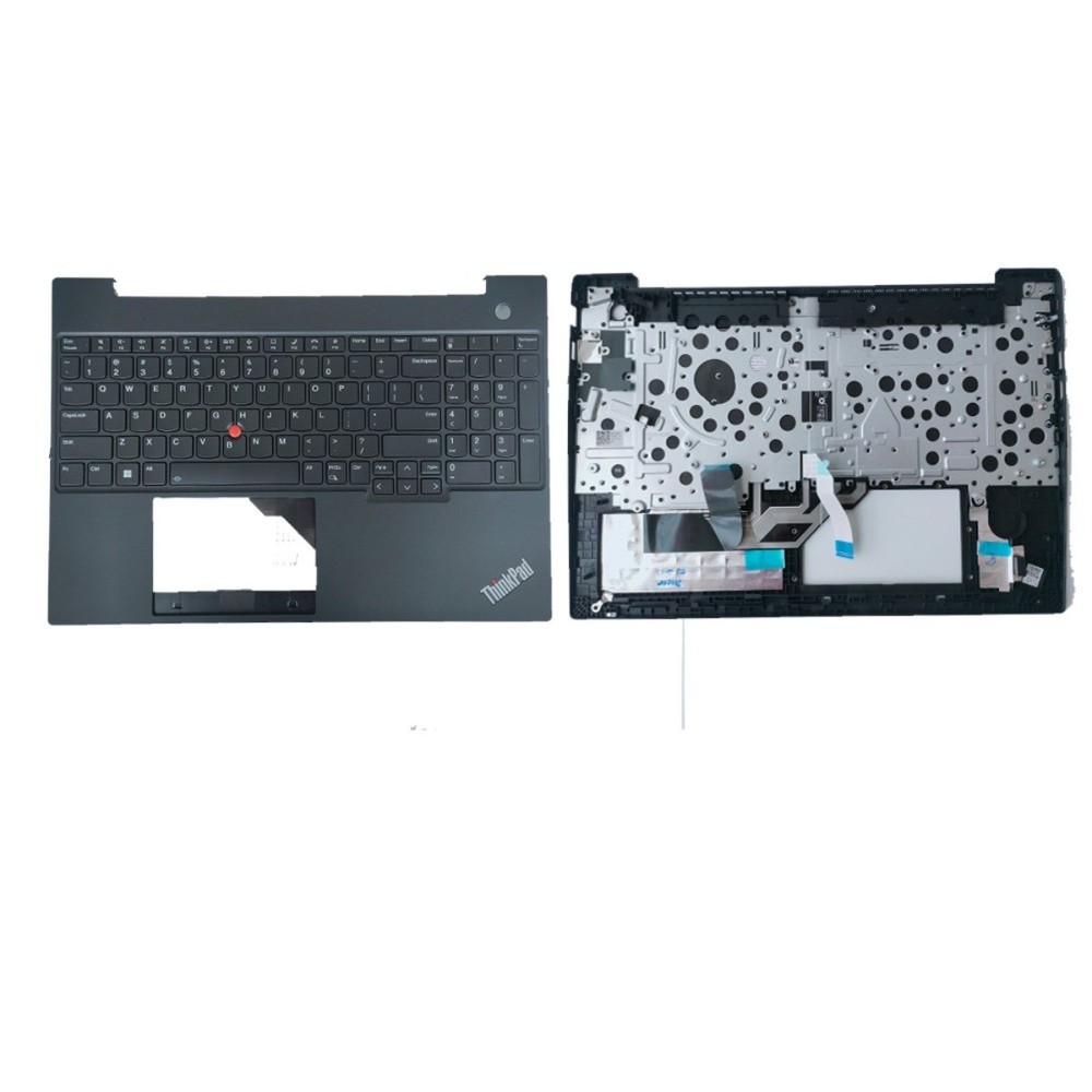 Palmrest US Keyboard Bezel FPR Backlit For Lenovo Thinkpad E16 Gen 1 21JN 21JP