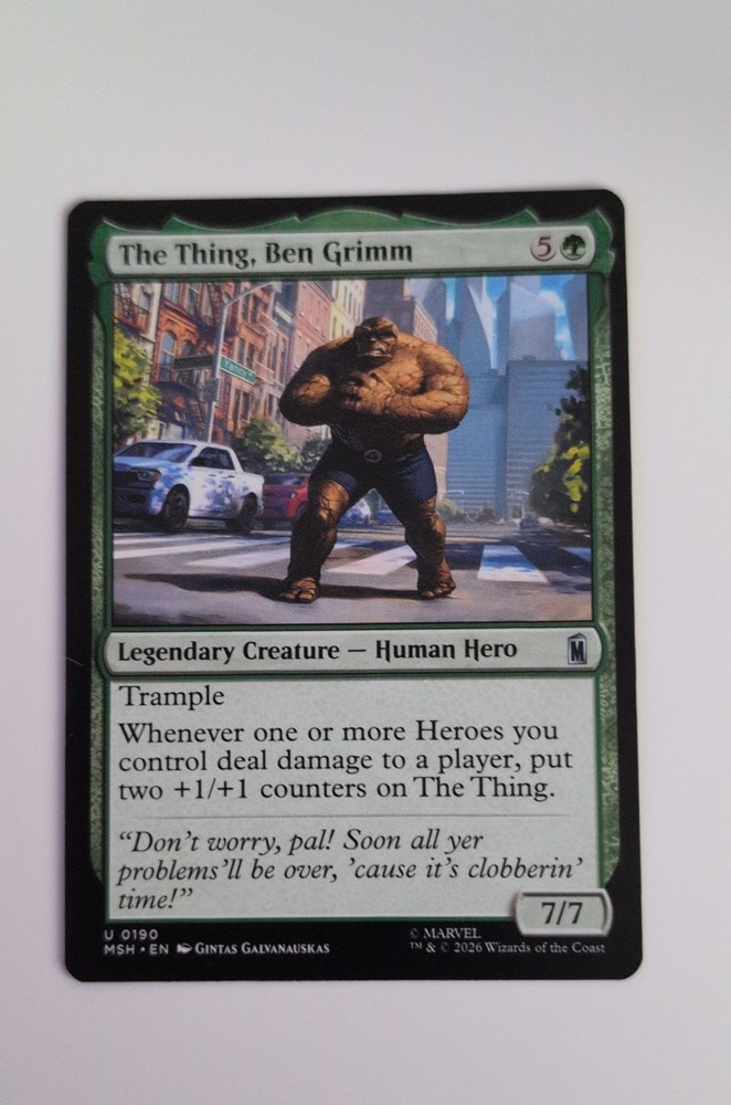 The Thing, Ben Grimm Marvel Super Heroes Regular