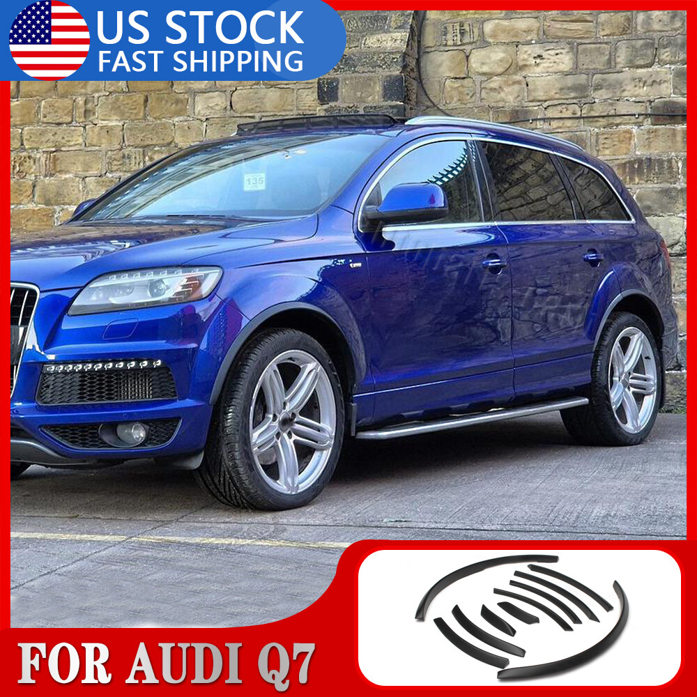 Audi Q7 S Line RSQ7 2006-2015 Gloss Black Fender Flares Wheel Arch Lip Kit