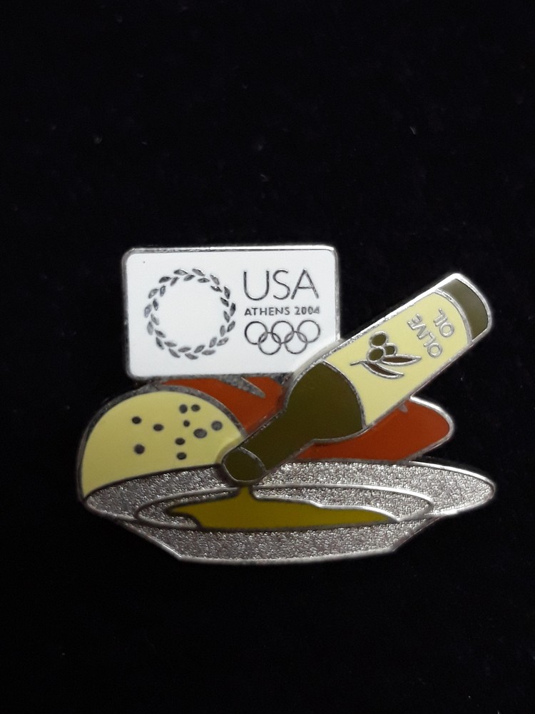 Athens 2004 Olympic Swimming McDonald Proud Partner Pin Badge