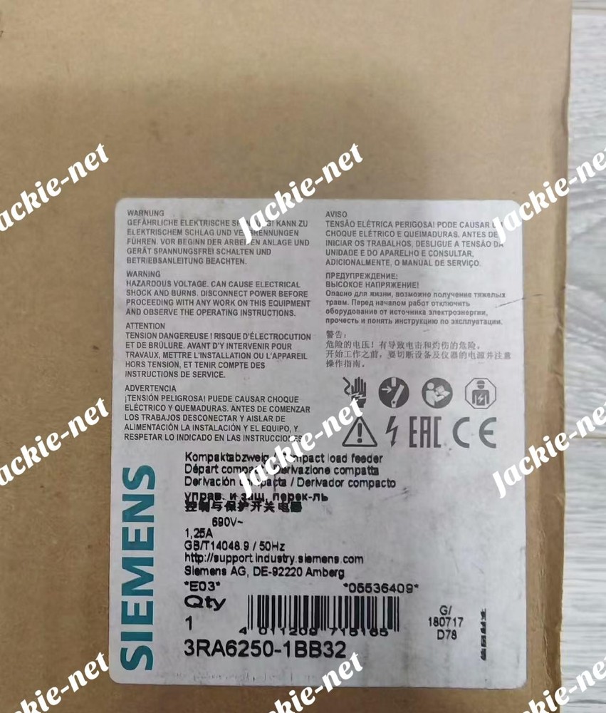 1PCS NEW 3RA6250-1BB32 VIA DHL/FedEx &&