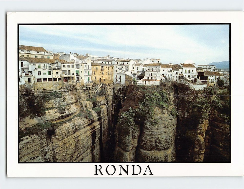 Postcard Scenic View in Ronda Andalusia Spain