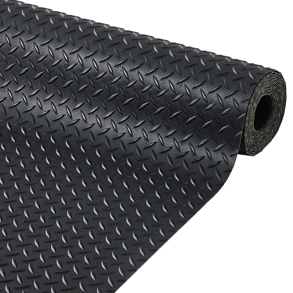 Garage Floor Mat 2.8 mm Thickened Diamond Plate PVC Garage Mats Flooring Roll