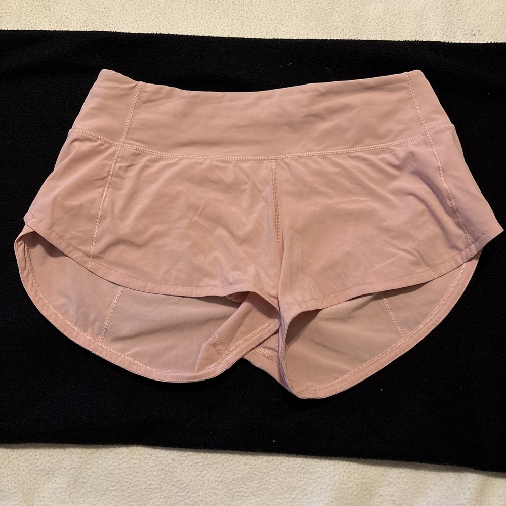 Lululemon Speed Up Shorts Size 4 Lined Pink