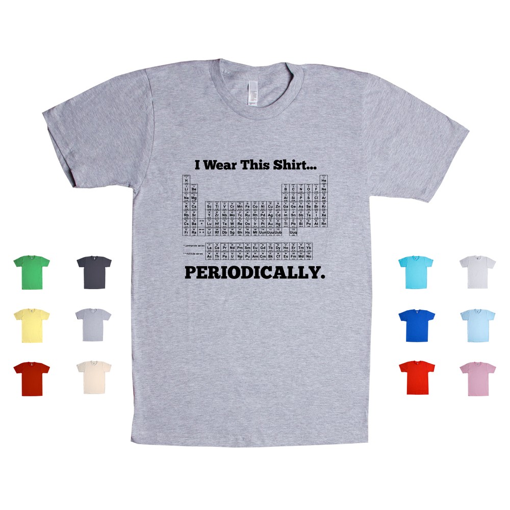 Science Elements Periodic Table Chemistry Unisex Tee  