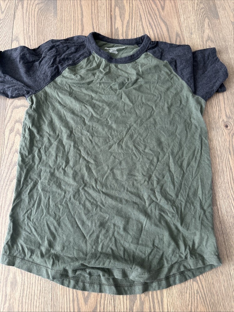 Men's American Eagle T-Shirt Tee Size Small Olive Green