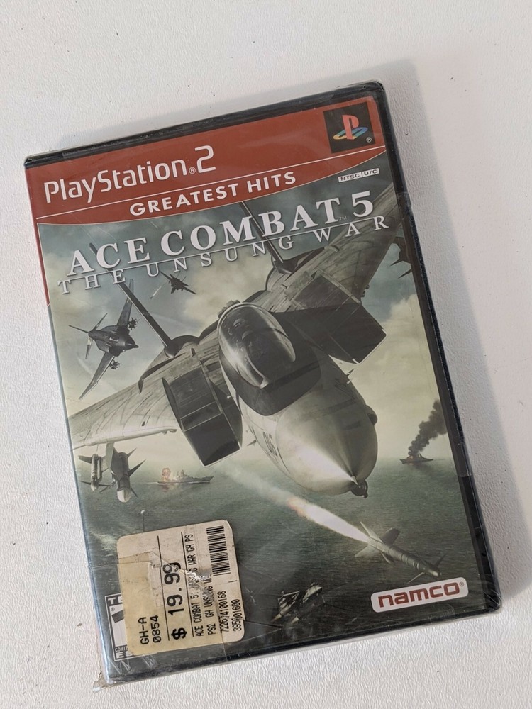 Ace Combat 5 The Unsung War PS2 Greatest Hits Brand New-image