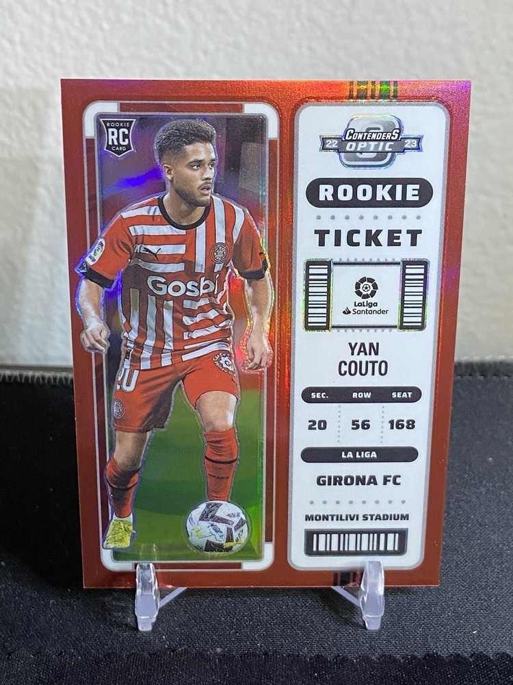 2022-23 Panini Chronicles La Liga Contenders Optic Rookie Ticket Yan Couto /99
