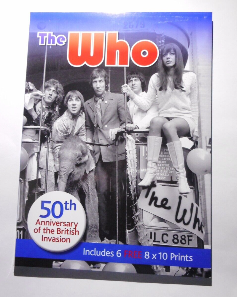 unad             The Who 50th Anniversaryof British Invasion  book +8x10 prints