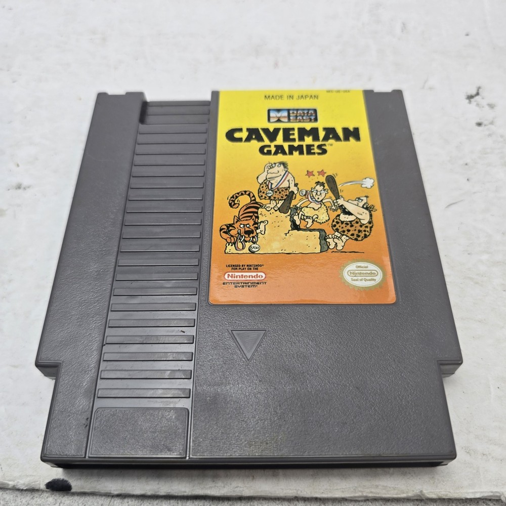 Caveman Games (Nintendo Entertainment System, 1990) CARTRIDGE ONLY