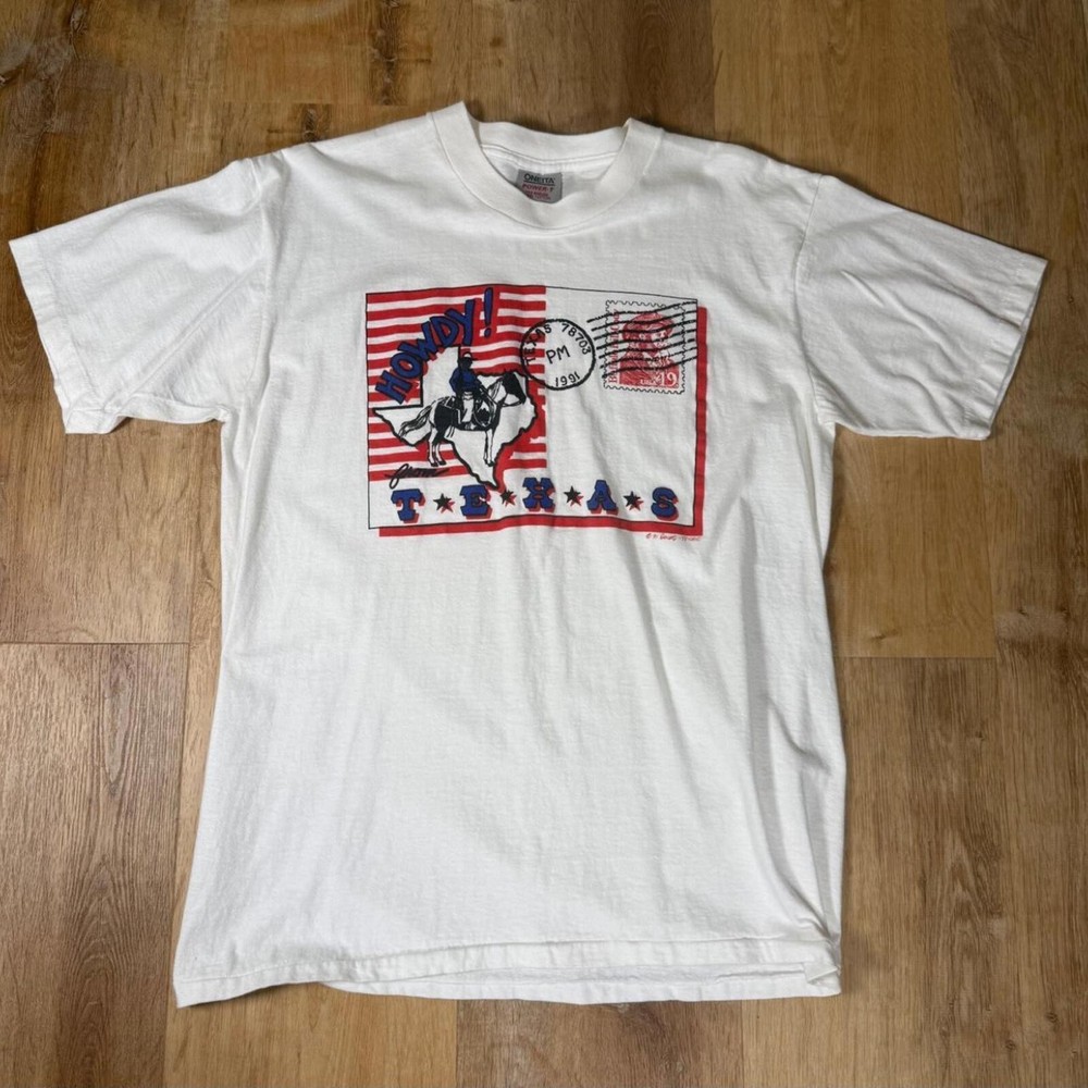 90s Texas Tee – White (XL)