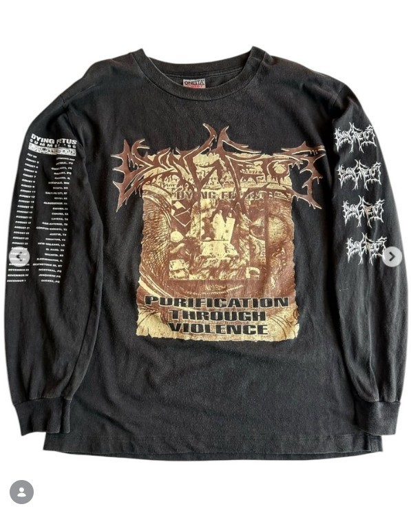 Dying Fetus 1996 Vintage Long Sleeves Shirt S-5XL Reprint