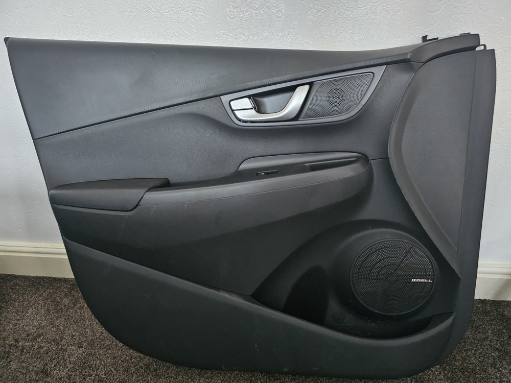 2017-2023 MK1 HYUNDAI KONA FRONT LH DOOR CARD TRIM NO SPEAKER