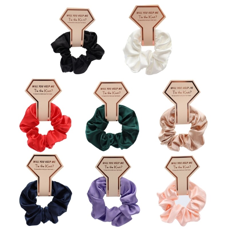 Hair Scrunchy for Bridesmaids Bridal Shower To Have and To Hold Your Hair Back
