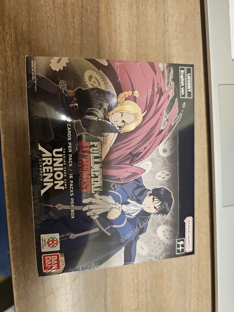 UNION ARENA TCG: Fullmetal Alchemist Booster Box English.