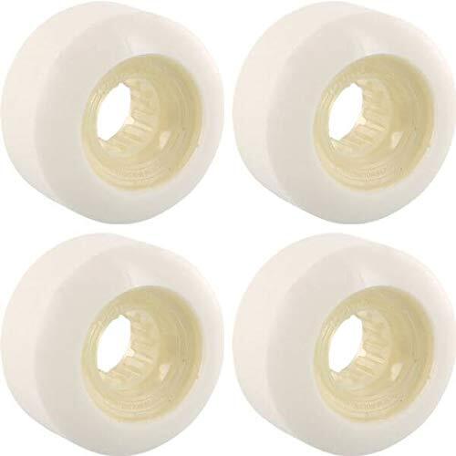 Powerflex 54mm 84b Rock Candy White Clear Skate Wheels Set of 4