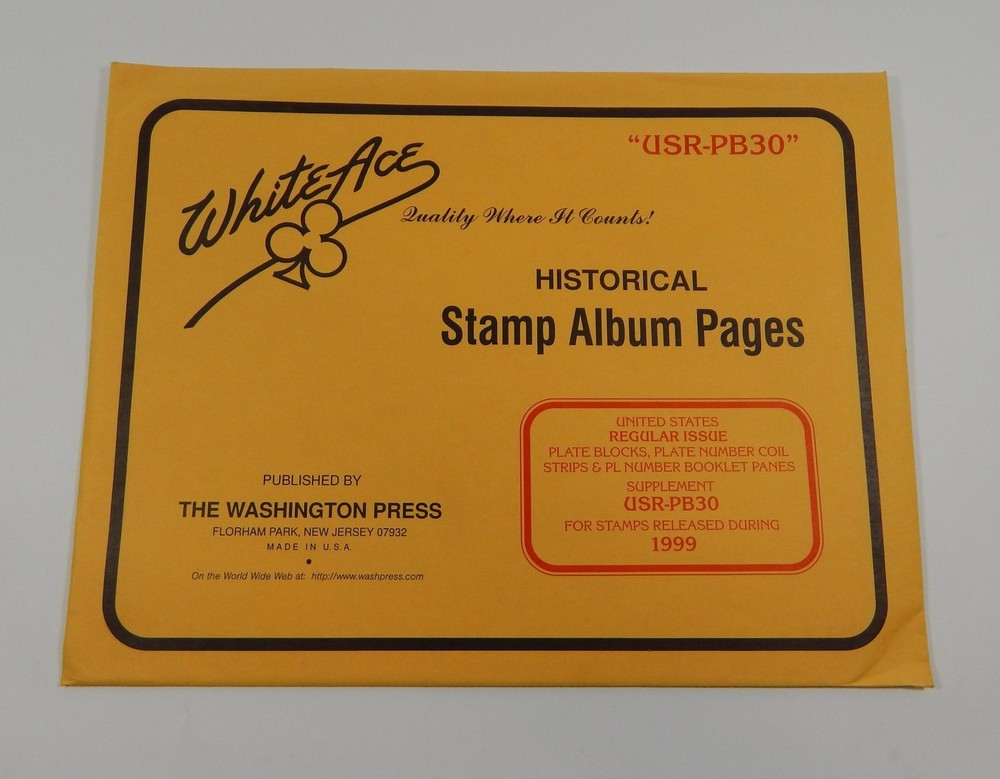 White Ace United States Regular Issue Supplement 