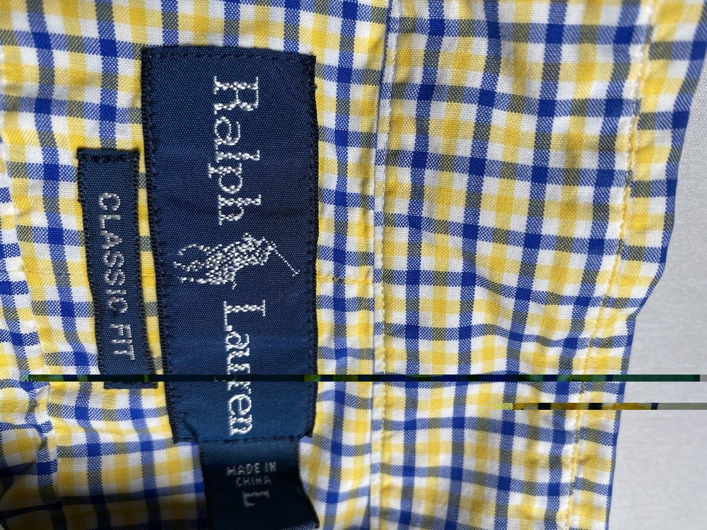 Polo Ralph Lauren Men's Large Classic Fit Long Sleeve Button Down Shirt
