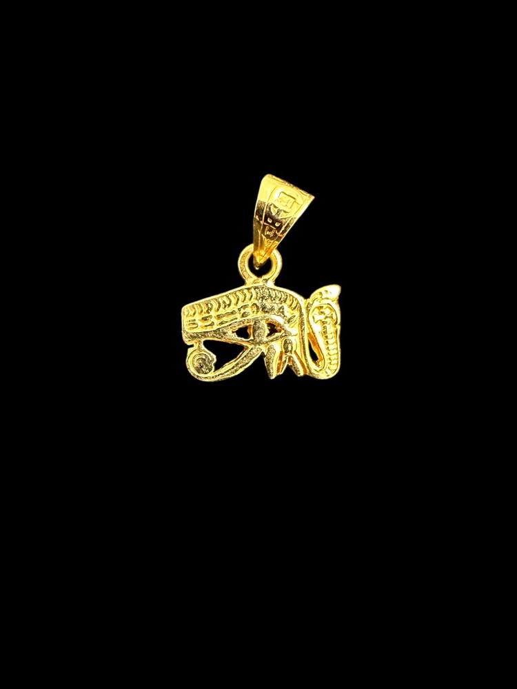 Eye of Horus amulet from Ancient Egypt ,Eye of RA pendant necklace from 18k gold