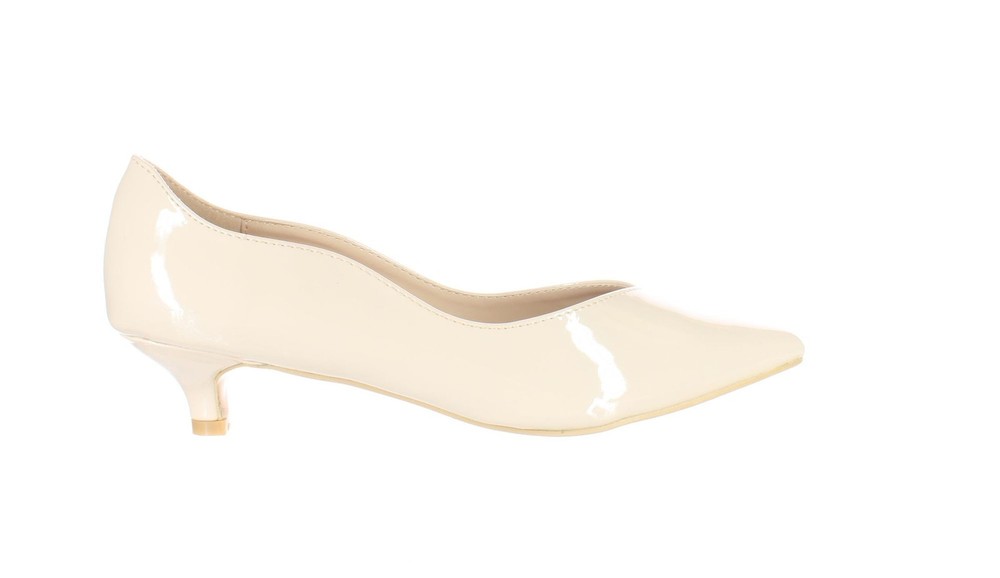 Katliu Women's Tan Pumps Size EUR 37 Peep Toe Heels 7347382