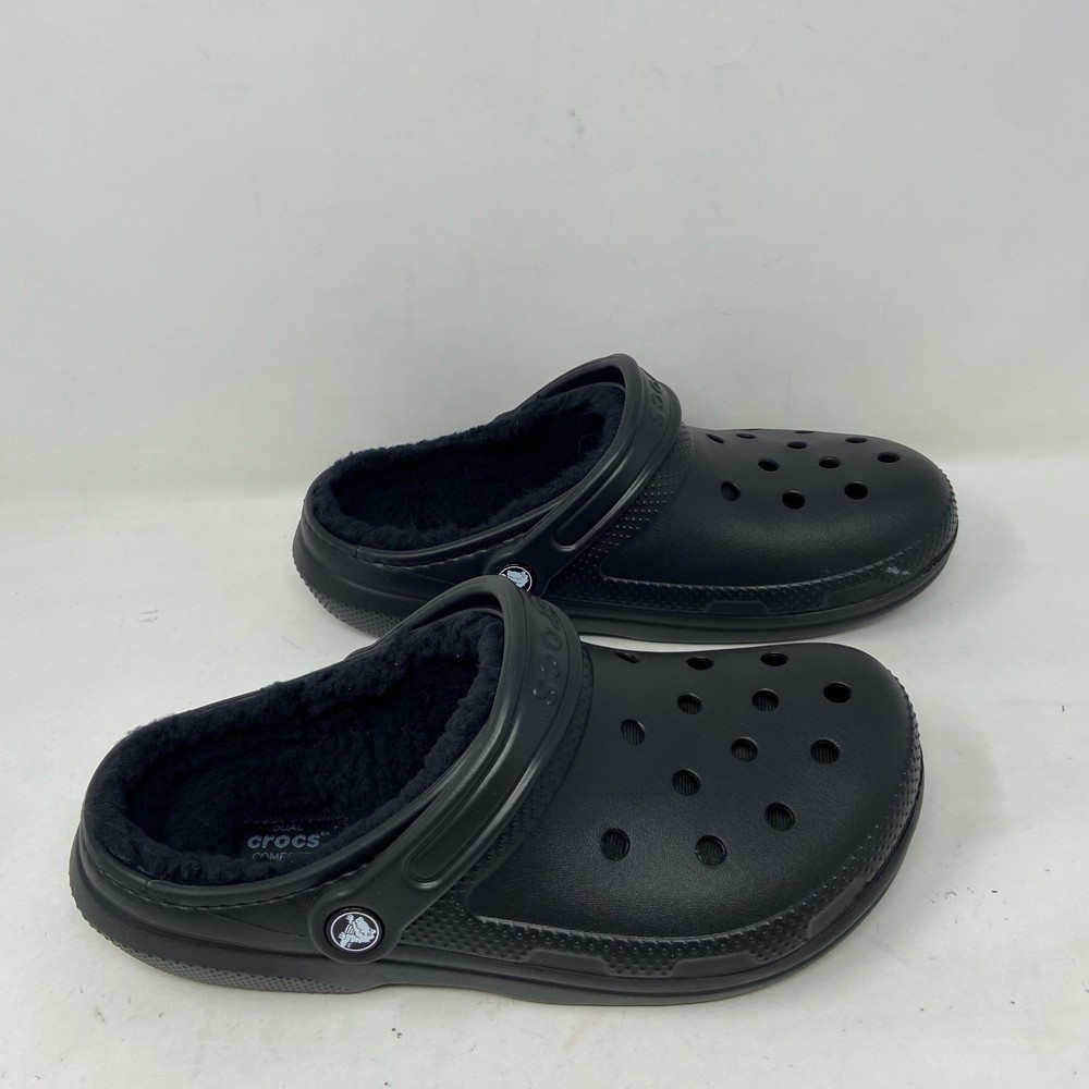 Crocs Classic Lined Clog Black/Black M6/W8