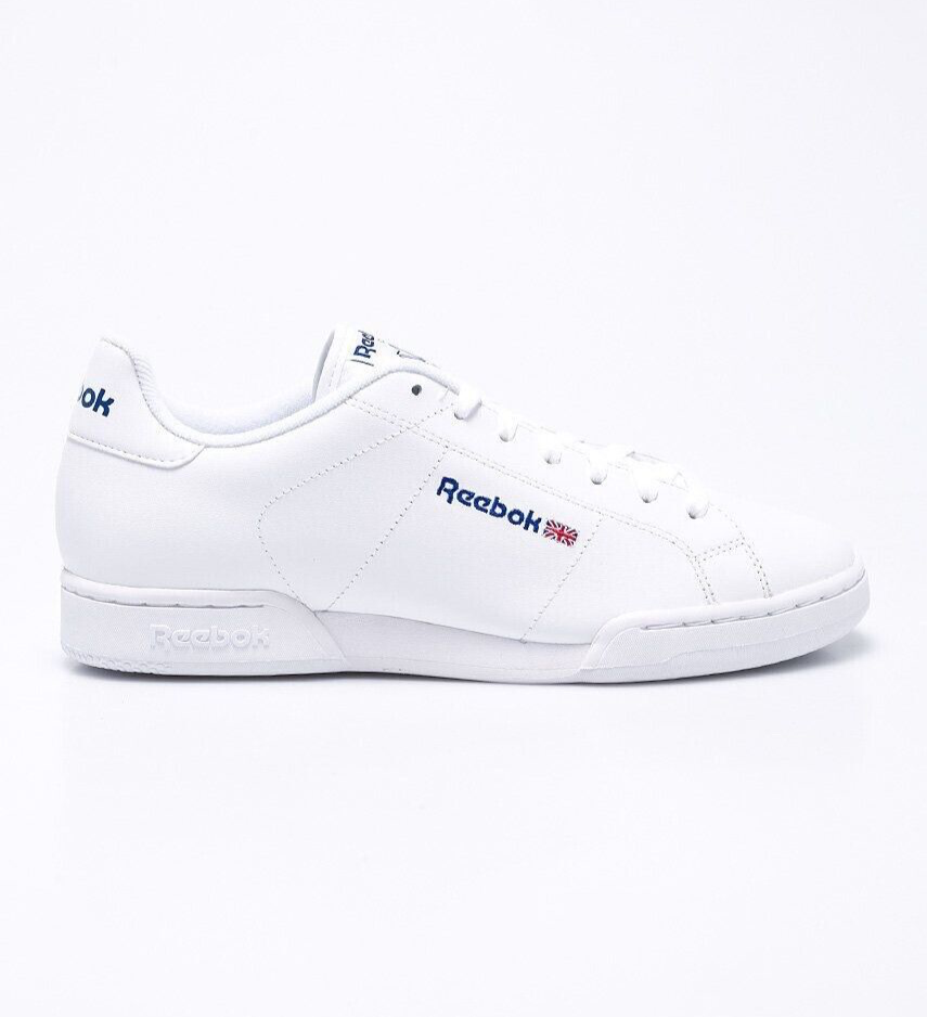 Mens Reebok Classic Leather NPC II Shoes Sneakers Size 10 White Blue Red 1354