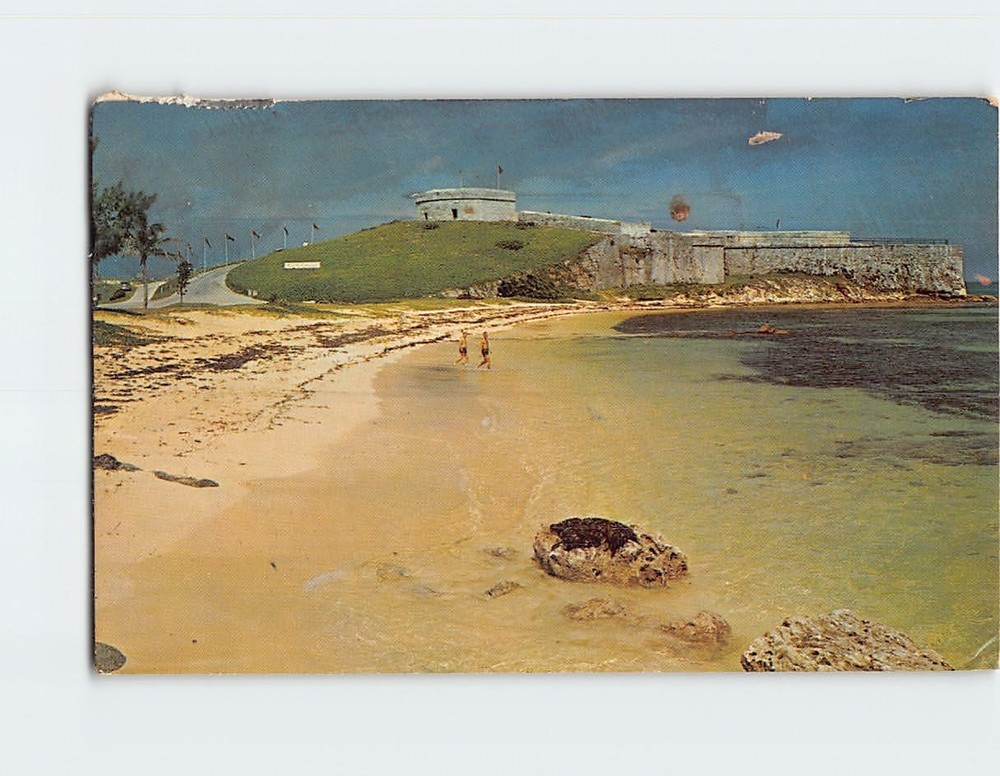 Postcard Fort St. Catherine St. George's Bermuda British Overseas Territory