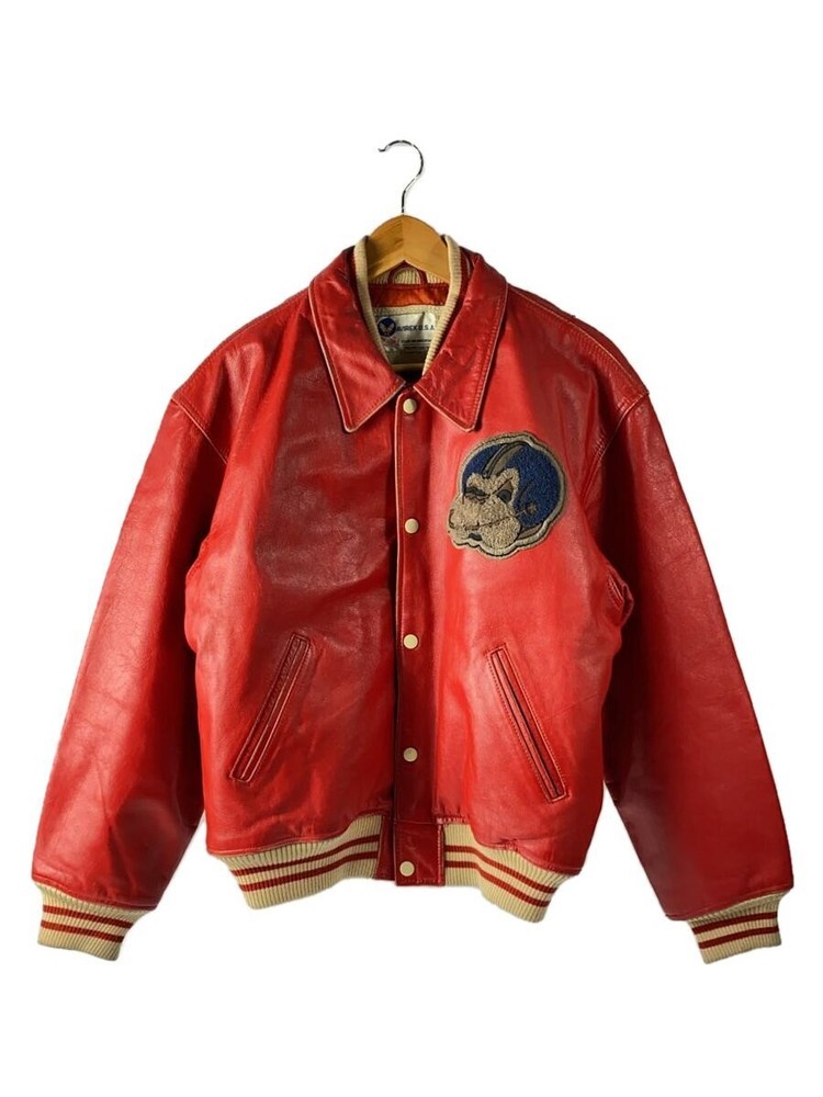Avirex Leather Jacket Blouson/M/Leather/Red 11001