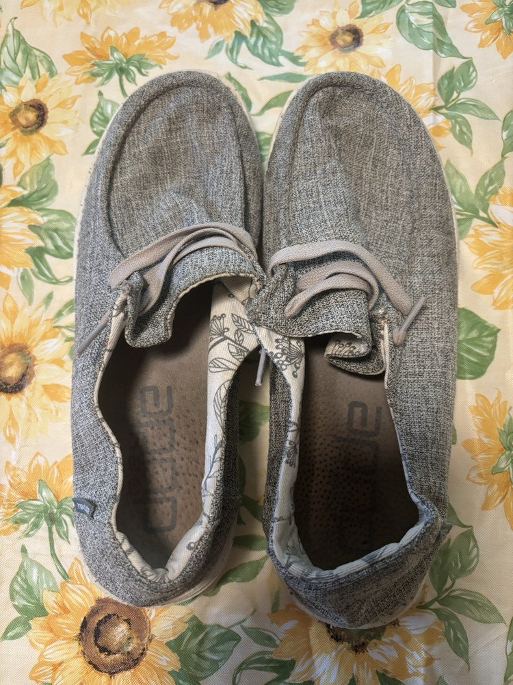 Hey Dude Women's Wendy L Linen  Iron - 121533901 - US 8/ EUR 39