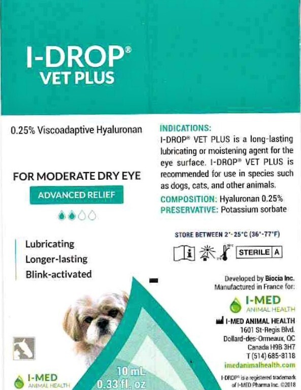 I-Drop Vet PLUS MultiDose Lubricating Eye Drops, 10 ml
