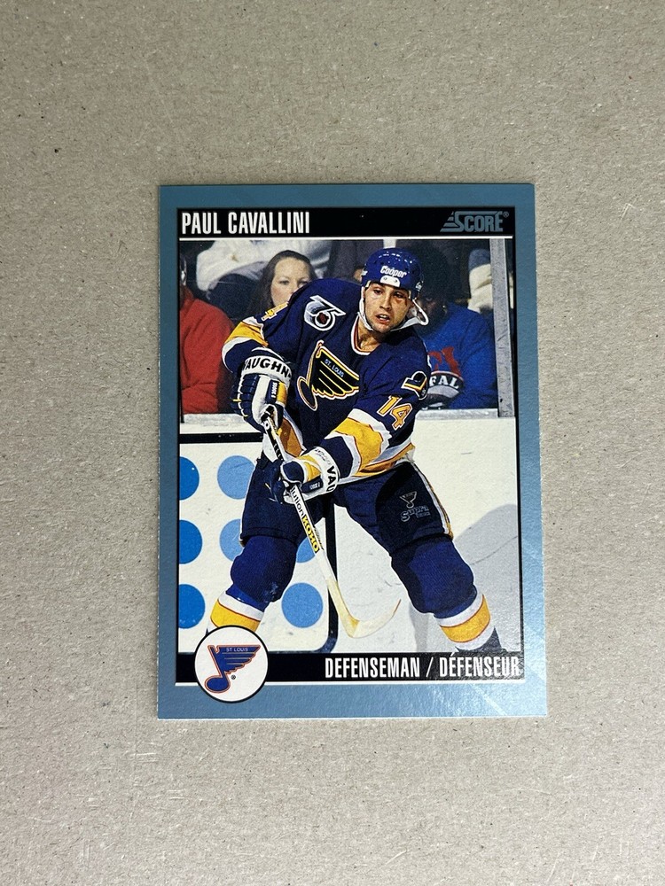 1992-93 Score Canadian Hockey #22 Paul Cavallini