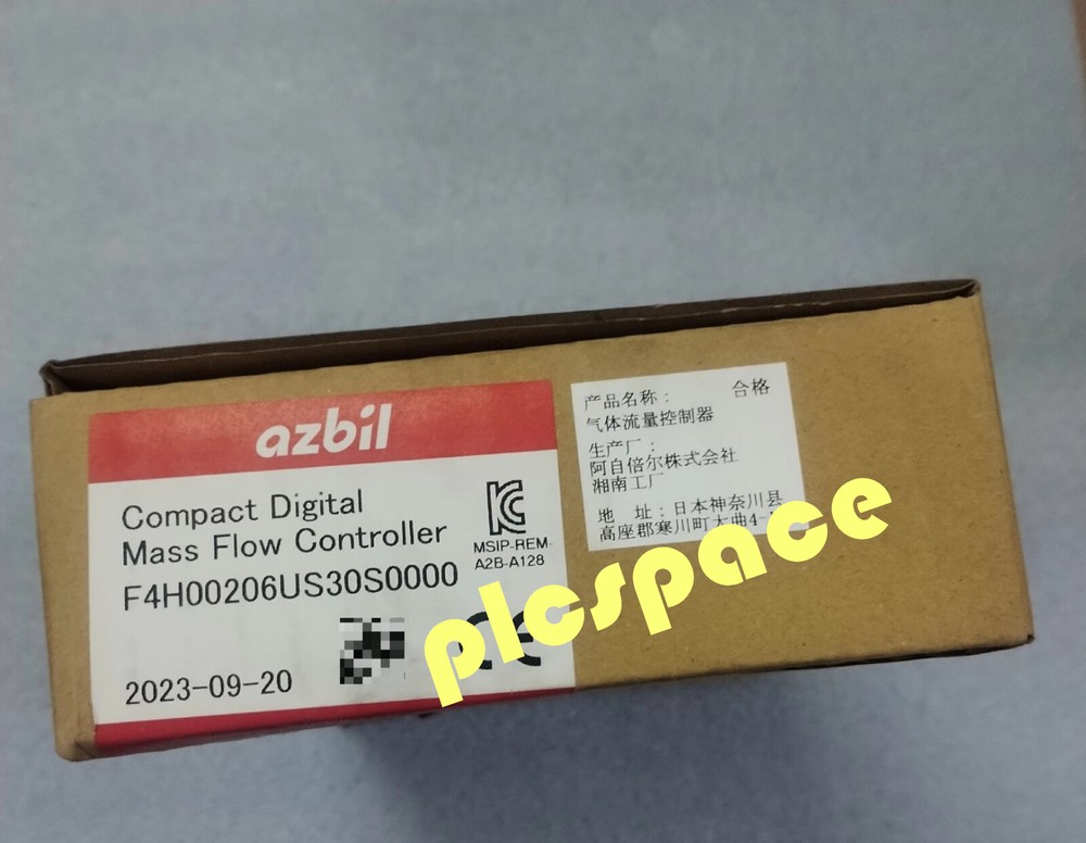 azbil F4H00206US30S000 Brand New Gas Flow Meter F4H00206US30S000