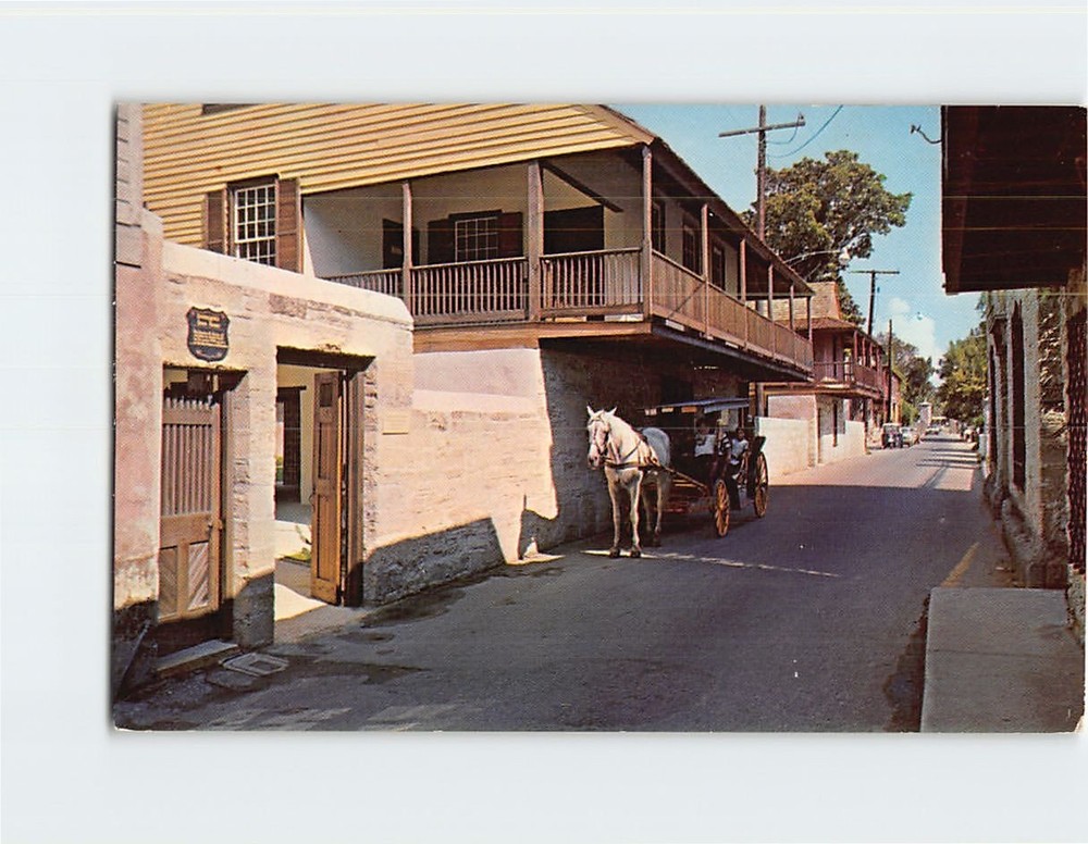 Postcard Arrivas House St. George Street St. Augustine Florida USA
