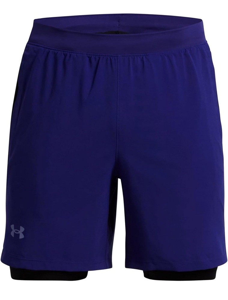 Under Armour Men's Launch Stretch Woven 7-inch 2 in 1 Shorts Small.