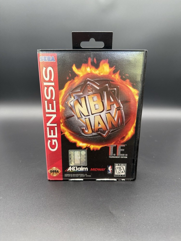 NBA Jam T.E. (Sega Genesis, 1994) Complete CIB